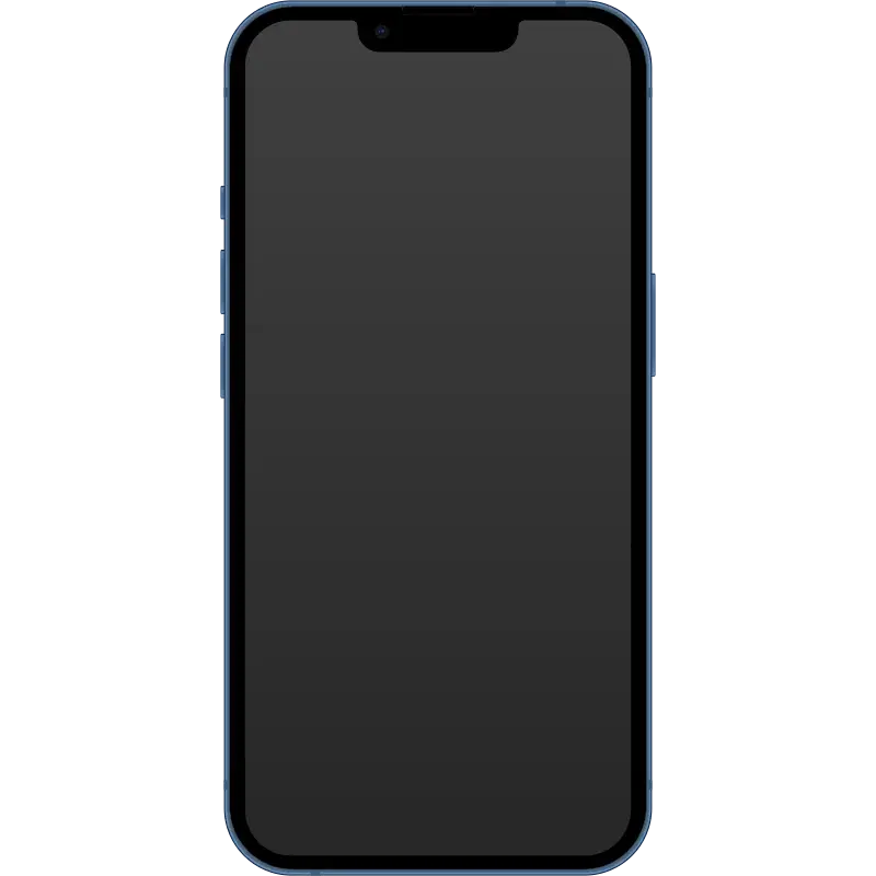 iPhone 13 (stock photo of this model, not this device)
