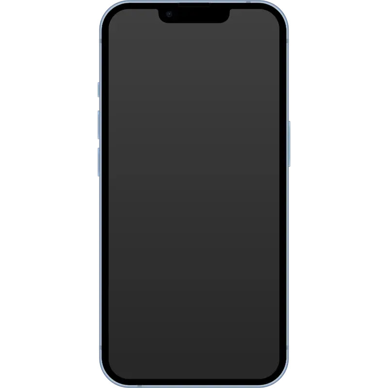 iPhone 14 (stock photo of this model, not this device)