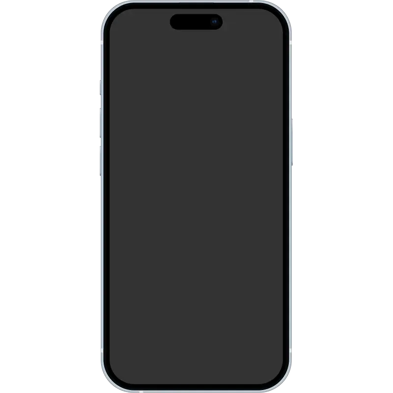 iPhone 15 (stock photo of this model, not this device)